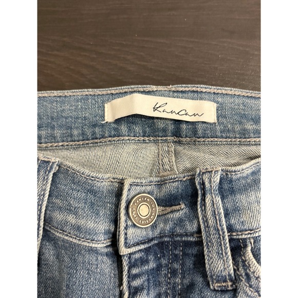 KanCan Distressed Skinny Jeans Women's Size‎ 24 Ripped Denim Blue - Picture 5 of 11